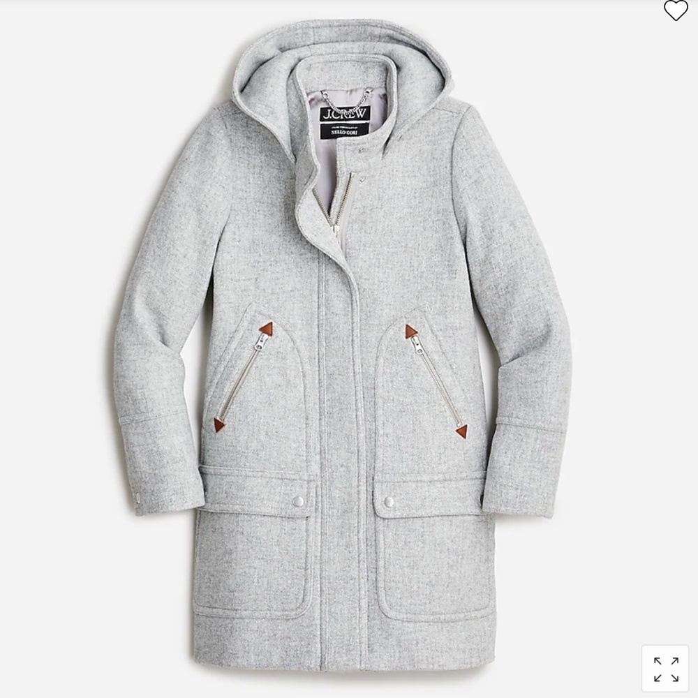 Jcrew Chateau Parka in Italian stadium-cloth wool Size 0 Small